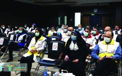 گزارش تصویری : برگزاری کلاس آموزشی مانور مدیریت بحران دورمیزی در بیمارستان بهمن